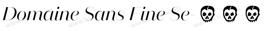 Domaine Sans Fine Se字体转换